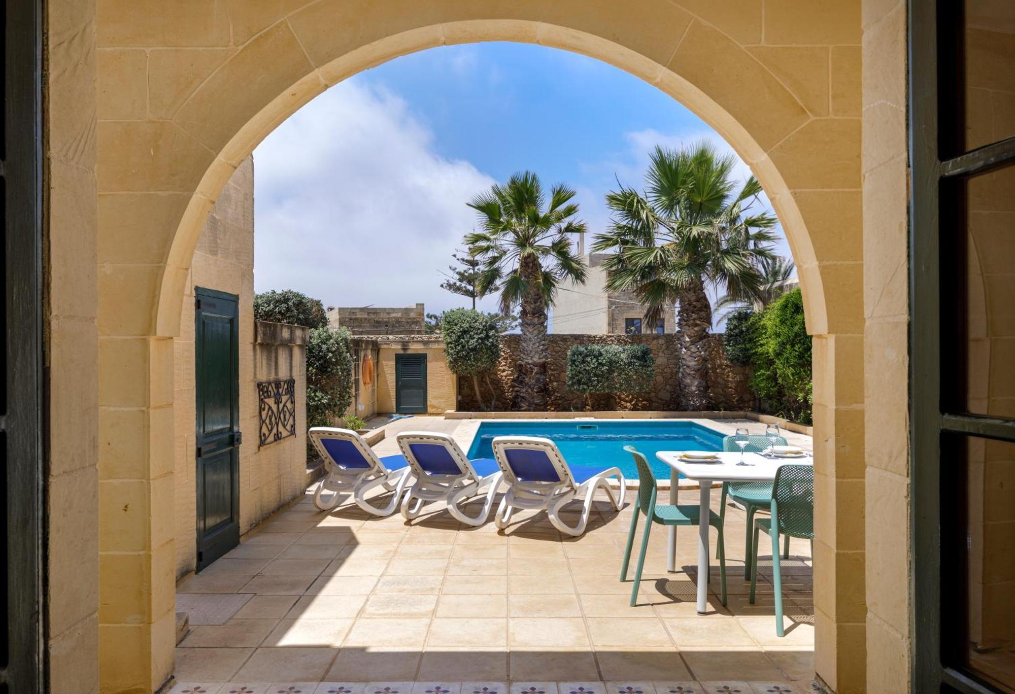 Dar Ta' Censina Villa With Private Pool Għasri Eksteriør billede