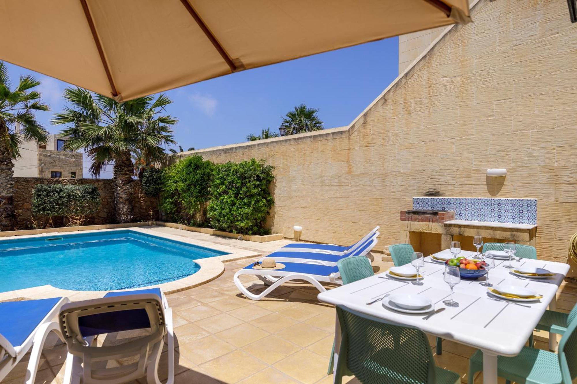Dar Ta' Censina Villa With Private Pool Għasri Eksteriør billede