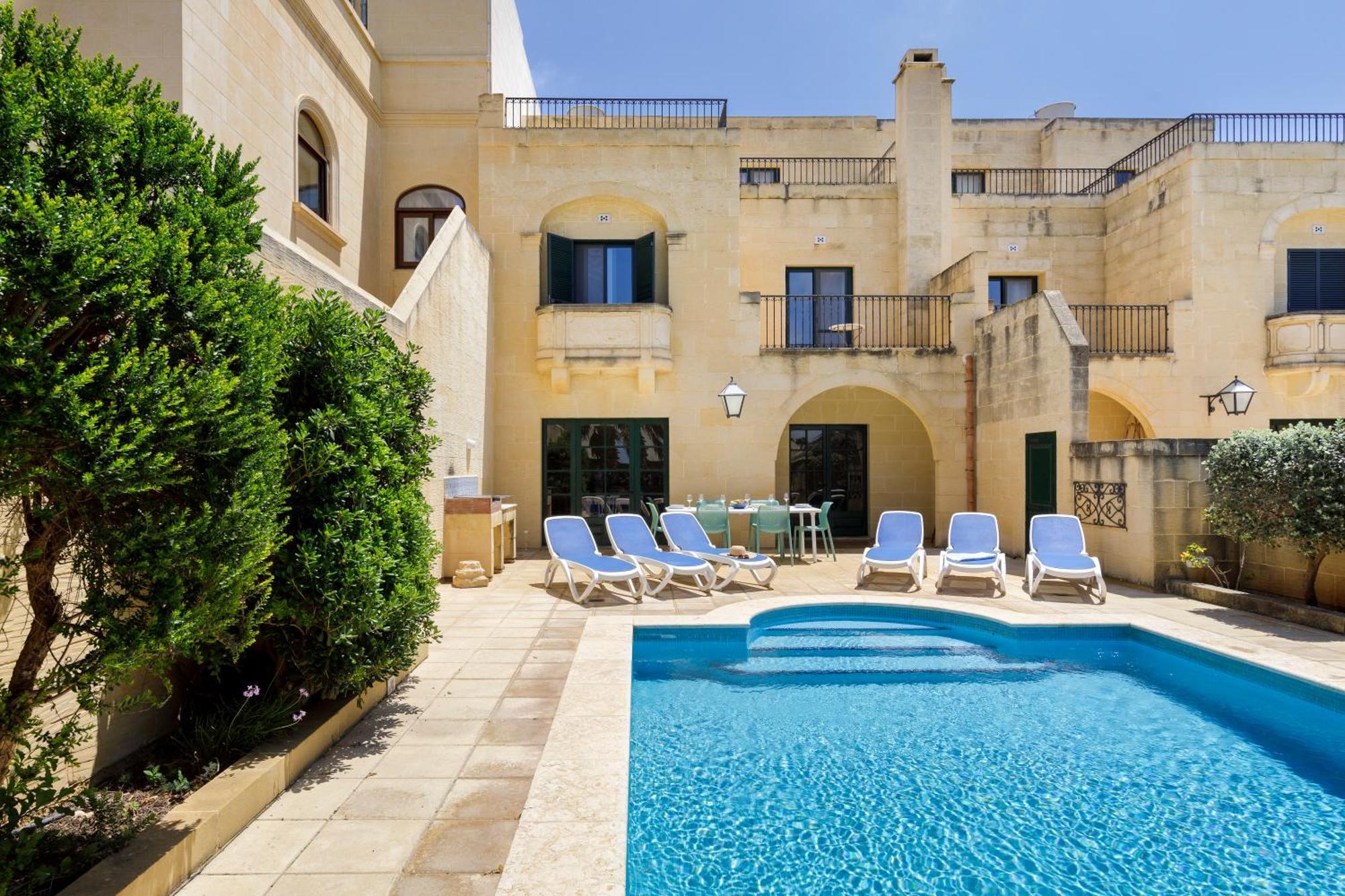 Dar Ta' Censina Villa With Private Pool Għasri Eksteriør billede
